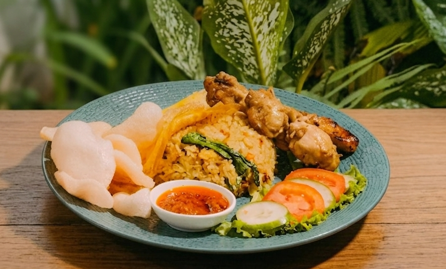 Fried rice dish