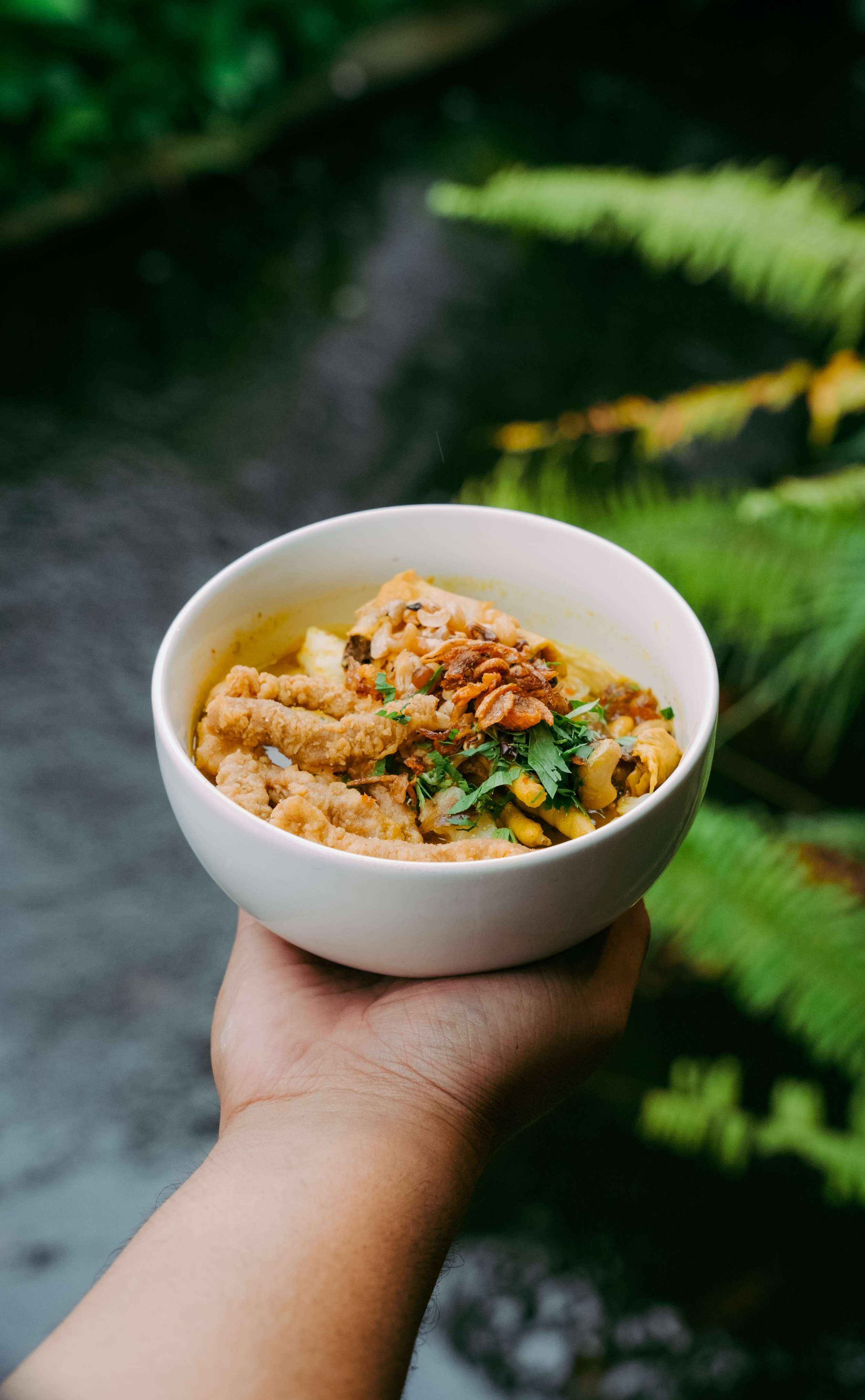 Rice cake curry